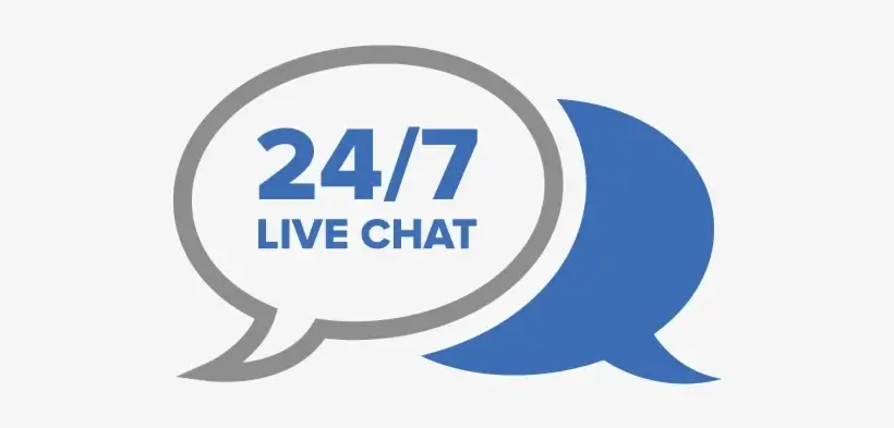 24/7, chat, live, operator, support icon - Free download