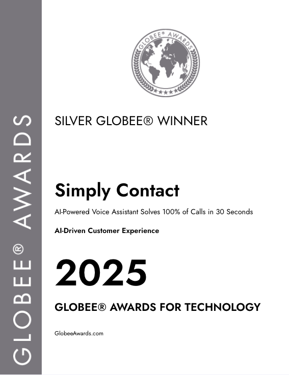Simply Contact Named Silver Globee® Winner for Excellence in Technology: №1
