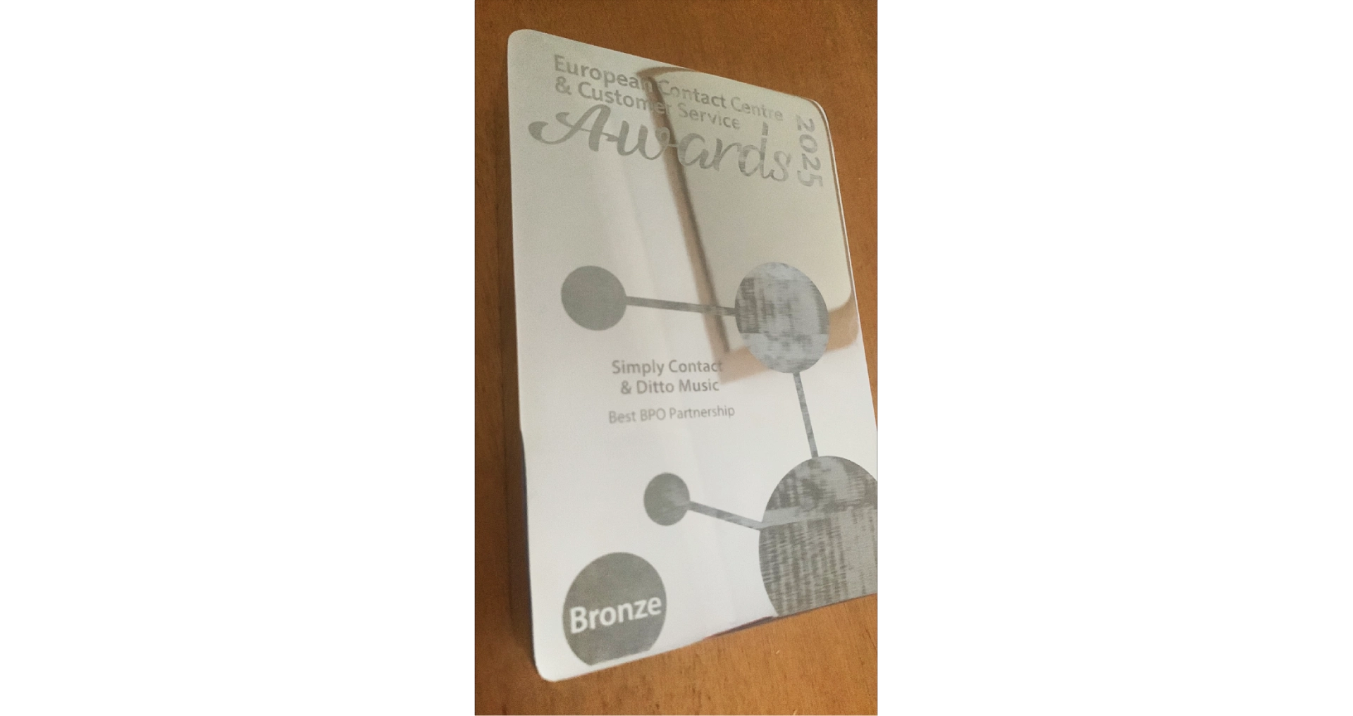 Simply Contact Earns Bronze at the ECCCSAs 2025 in Best BPO Partnership: №1